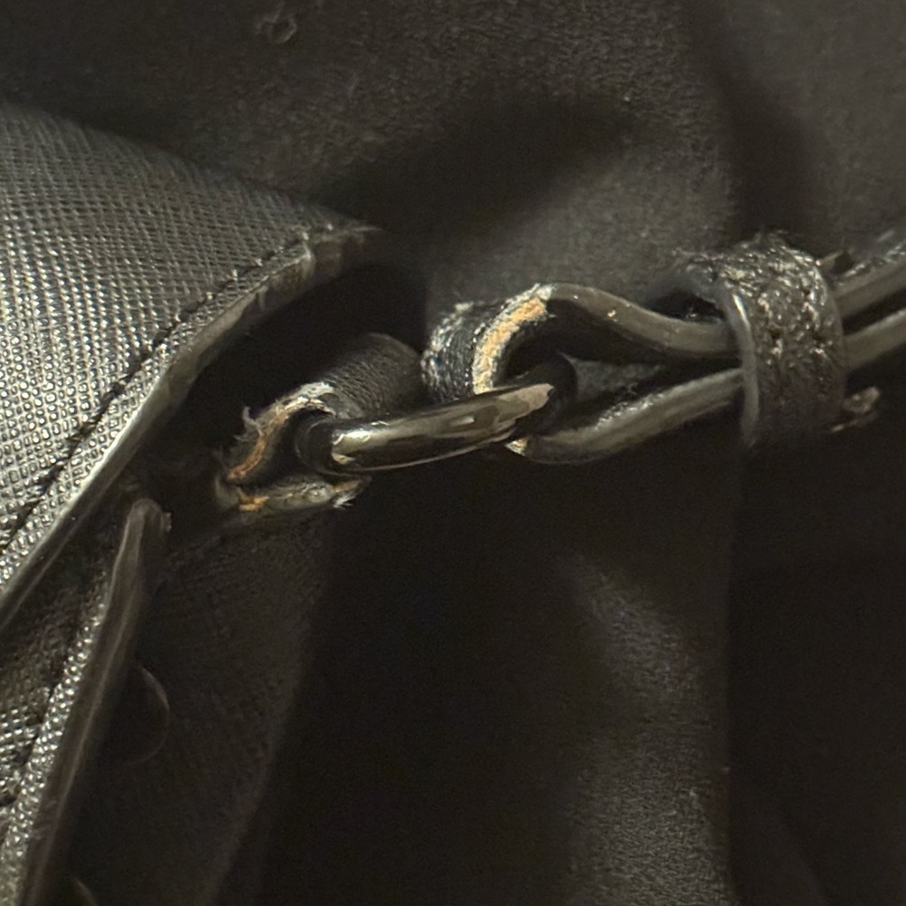 Rebecca Minkoff Hudson Mini Moto Saffiano Leather Crossbody Purse Bag - Picture 11 of 11
